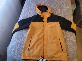 Cortavientos chubasquero, Crivit Amarillo y Negro