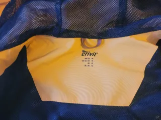 Cortavientos chubasquero, Crivit Amarillo y Negro