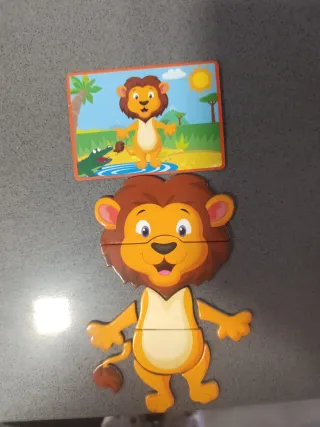 Puzzle magnético de animales