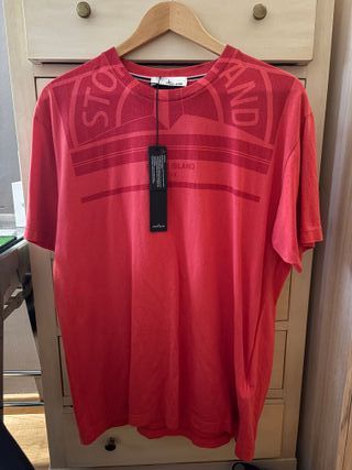 Camiseta Stone Island Roja Talla L
