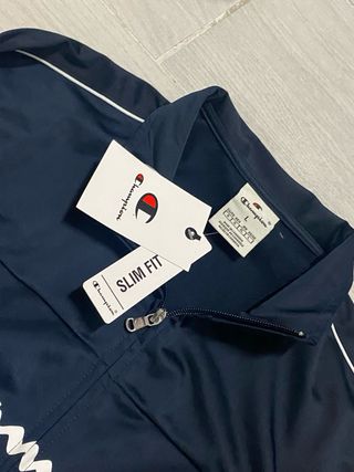 Giacca Champion sportiva blu navy taglia L slim