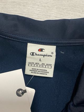 Giacca Champion sportiva blu navy taglia L slim