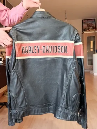 Chaqueta Piel Harley Davidson Moto
