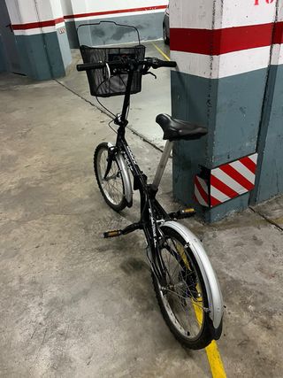 Bicicleta plegable con marchas