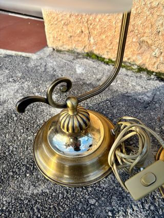 Juego de 2 lámparas de mesilla doradas