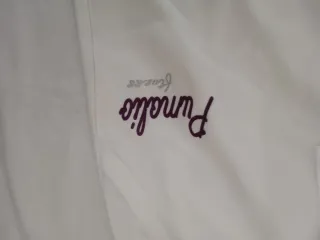 Pantaloni tuta a gamba larga bianchi donna