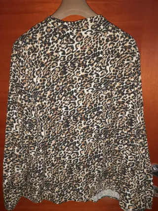 Camicia over stampa animalier