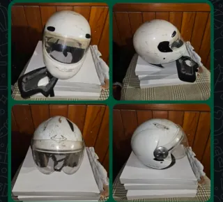 2 cascos de moto para restaurar