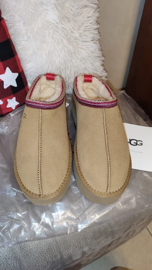 Ciabatte Ugg Tazz Platform Cammello
