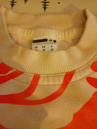 Sudadera Adidas StellaSport XS Beige Naranja
