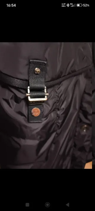 Abrigo Peuterey negro plumífero