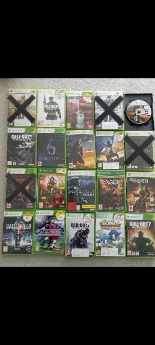 Lote 16 Videojuegos Xbox 360