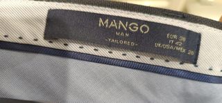 Traje azul marino slim fit Talla M