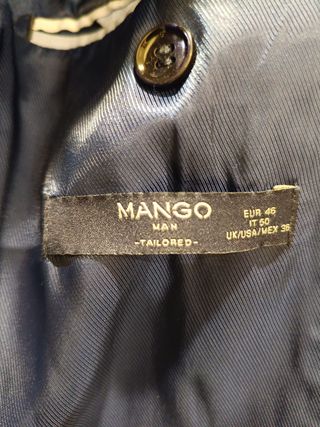 Traje azul marino slim fit Talla M