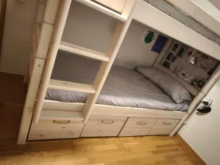 URGE VENDER Litera Flexa Blanca con 4 Cajones