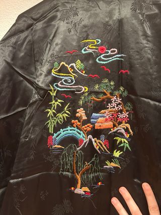 Kimono Chino Bordado Talla Única
