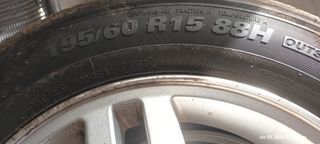 Llantas Ford 15 + Neumáticos 195/60 R15