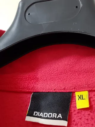 Felpa Diadora Uomo Rossa