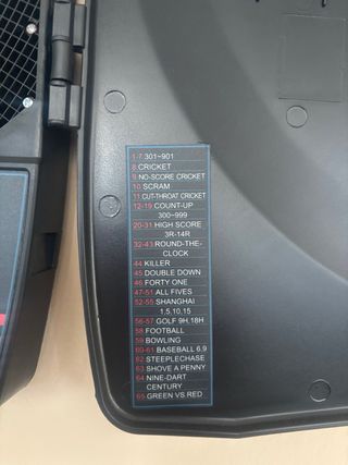 Diana de dardos electrónica con puertas