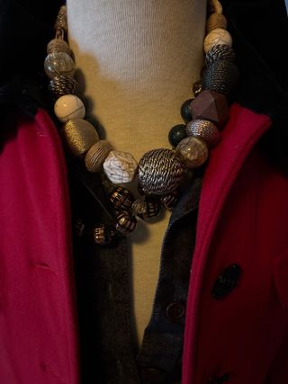 Blazer Jockey Rojo y Negro Talla M