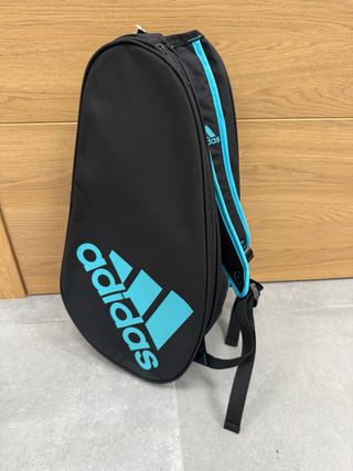 Paletero Adidas Negro y Turquesa