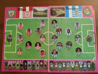 Album cromos futbol Liga 75-76 Editorial Maga