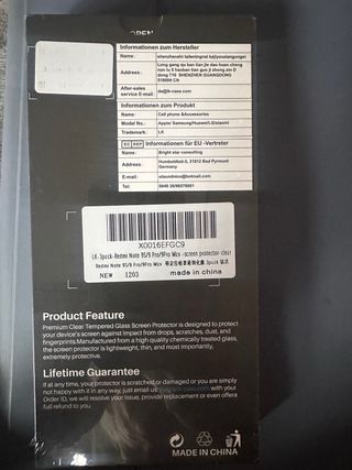 Protector Pantalla Cristal Templado LK