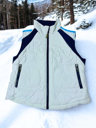 Chaleco de invierno blanco