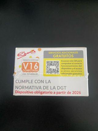 Baliza V16 geolocalizable