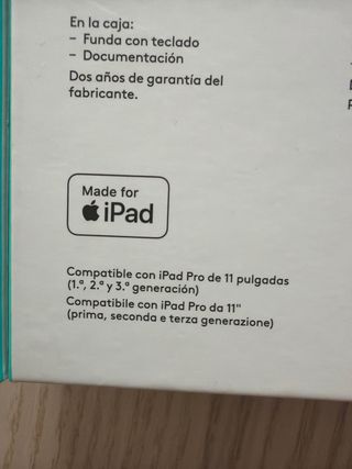 Logitech Combo Touch iPad Pro 11 Grigio
