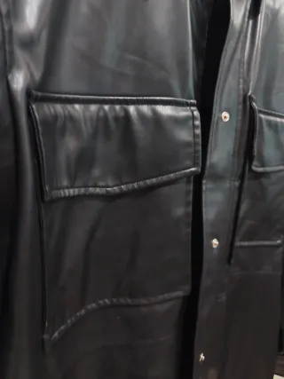 Chaqueta Zara Piel PU Negra