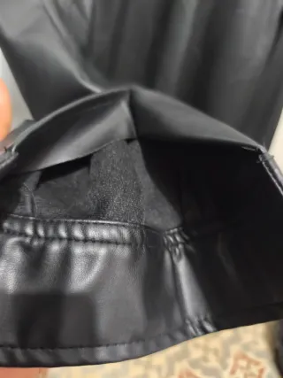 Chaqueta Zara Piel PU Negra