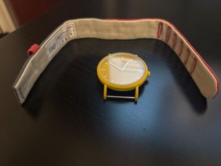 Reloj ButtonWatch WYNOT Amarillo