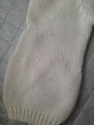 Giacchino lana bambina 4 anni bianco