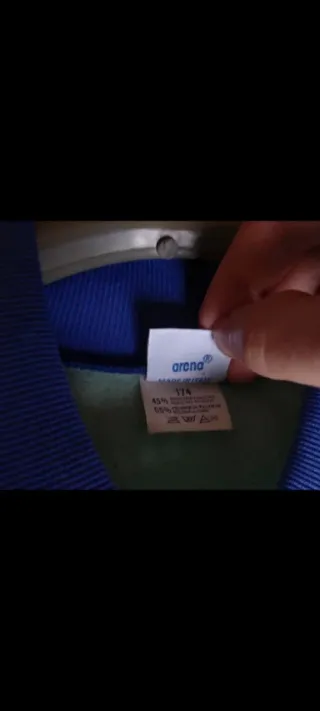 Giacca Arena Zip Verde/viola Tg M