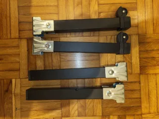 Somier con patas y colchón 90x190