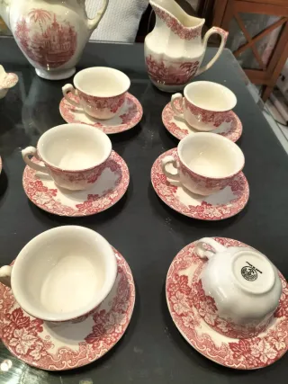 Juego de café Cartuja porcelana