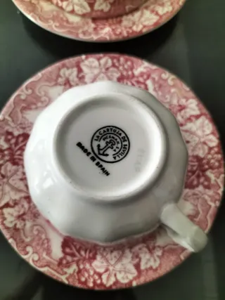 Juego de café Cartuja porcelana