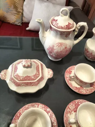 Juego de café Cartuja porcelana