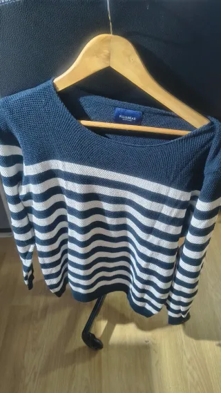Jersey Pull&Bear rayas azul marino Talla M