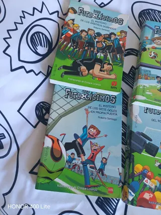 Libros futbolisimos. 1.2.3.4.