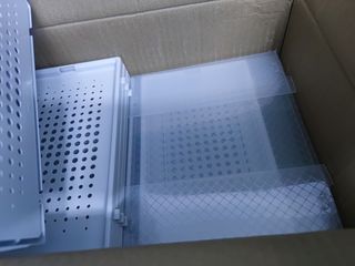 SONGMICS Cajas de Zapatos Plástico, Juego de 8 Organizadores de Almacenamiento, Caja Zapatero Plástico Plegable y Apilable para Zapatillas hasta Talla 44, Transparente y Blanco LSP08SWT