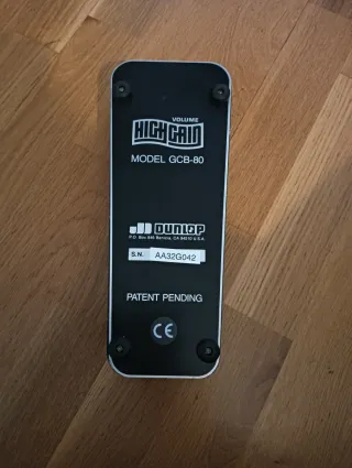 Pedal de volumen Dunlop GCB80 High Gain