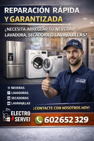 Electrodomésticos: Neveras, Lavadoras, Secadoras.