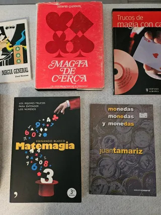 Lote 7 libros de magia