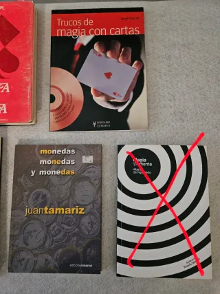 Lote 7 libros de magia