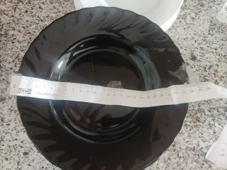 Vajilla Luminarc Trianon Black & White 17 pzs