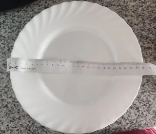 Vajilla Luminarc Trianon Black & White 17 pzs