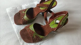 Sandalias de tacón para mujer