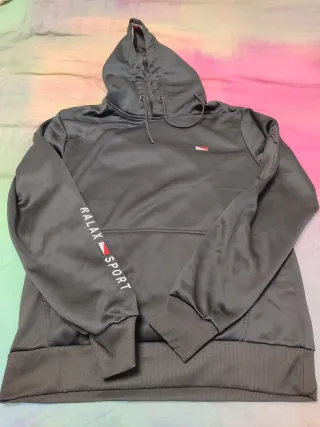 Sudadera con capucha gris Ralax Sport